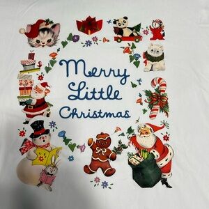 Little golden book inspired merry little Christmas shirt size large